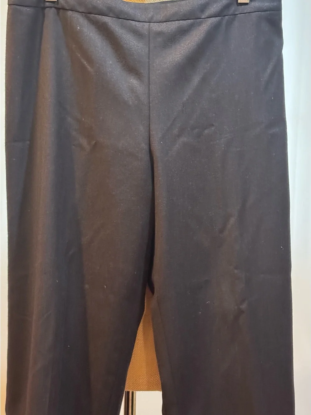 CHANEL Black Womens Dress Trousers, fully lined, elegant style, size 46